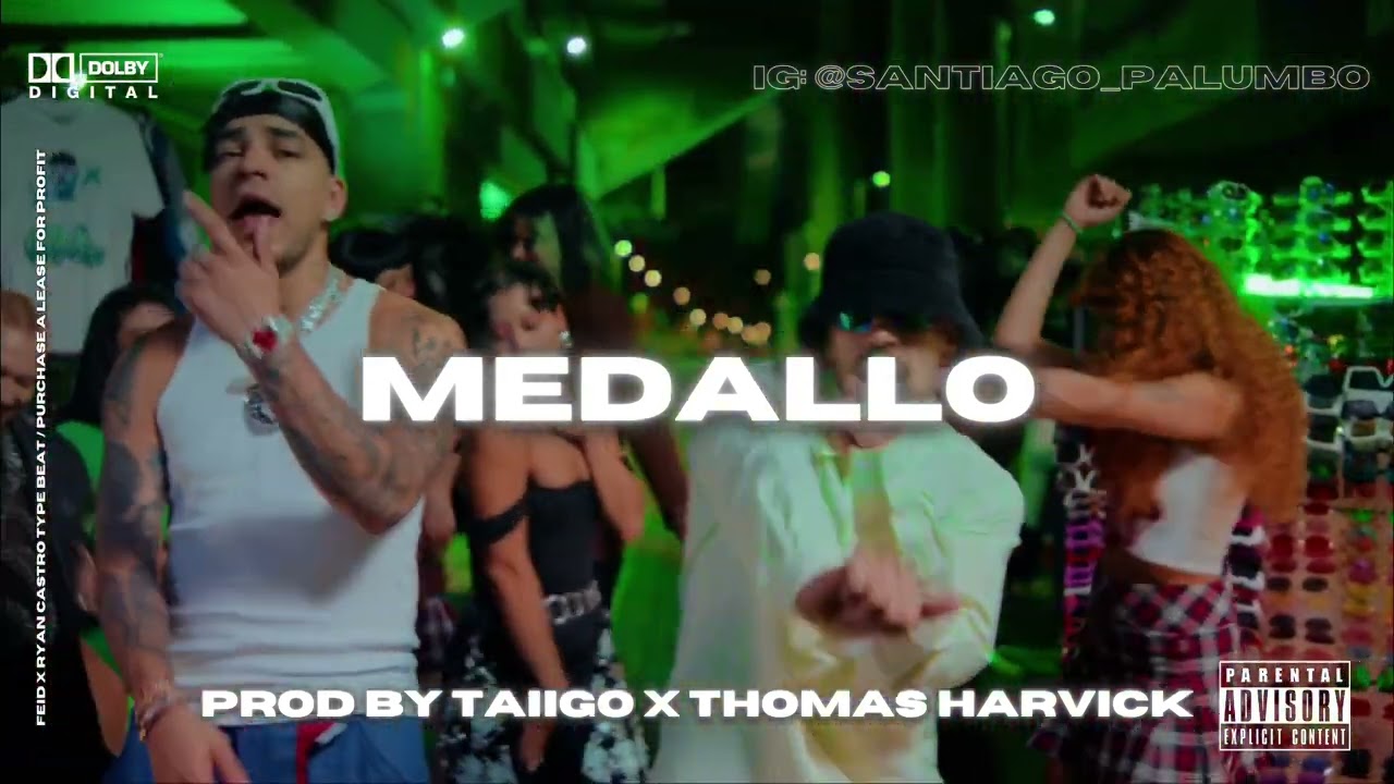 Feid x Ryan Castro Type Beat - MEDALLO | Reggaeton Type Beat