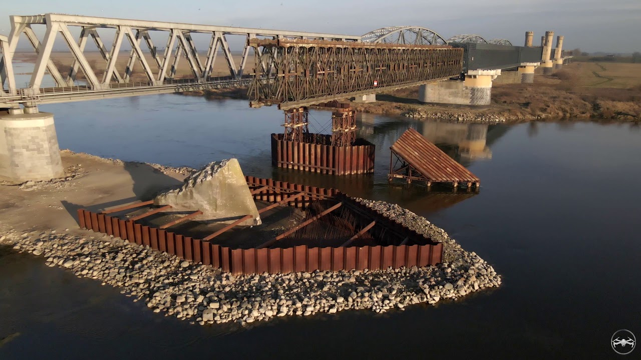 DJI MAvic Air 2 - 4K 60fps - Most w Tczewie / Tczew bridge