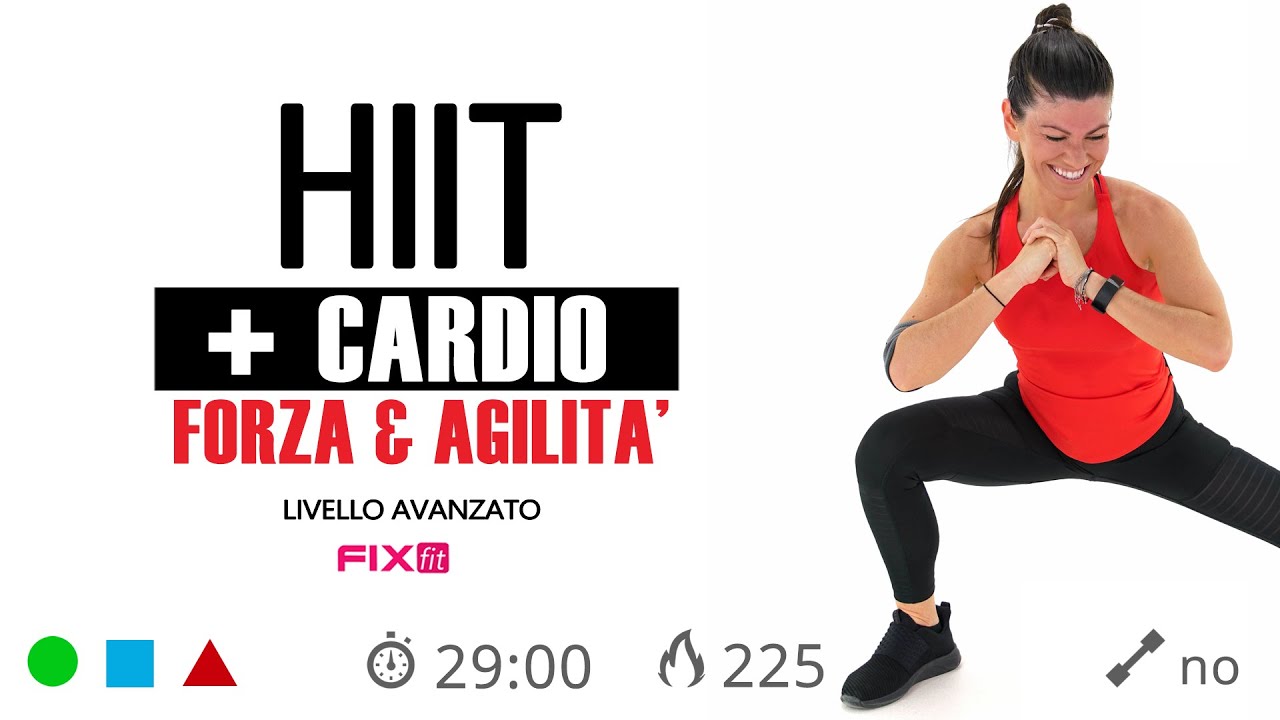 Allenamento HIIT e Cardio: Esercizi Brucia Grassi + Tonificazione
