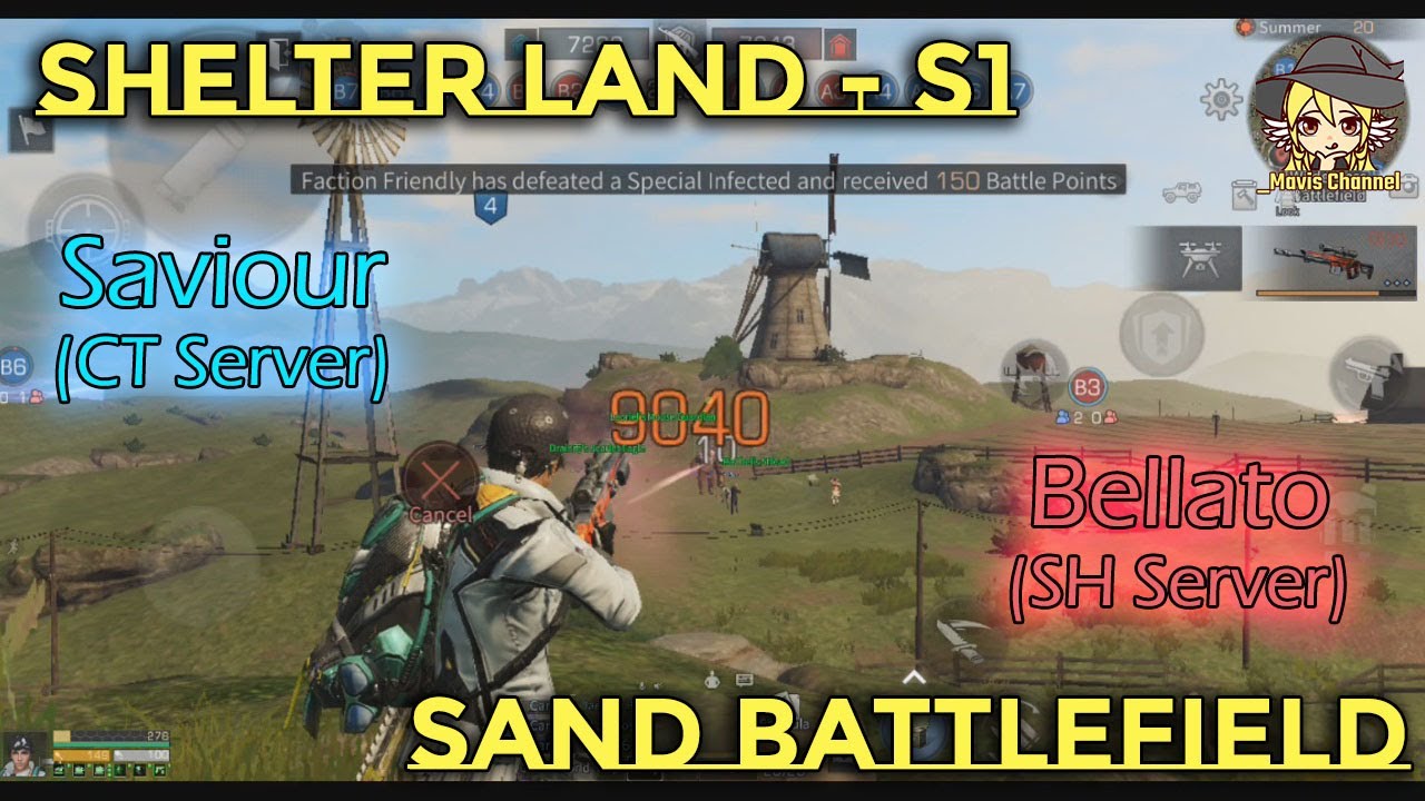 [Guider of Dawn] S1 Shelter Land Sand Battlefield - Saviour (CT) 58 VS 63 Bellato (SH) | LIFEAFTER