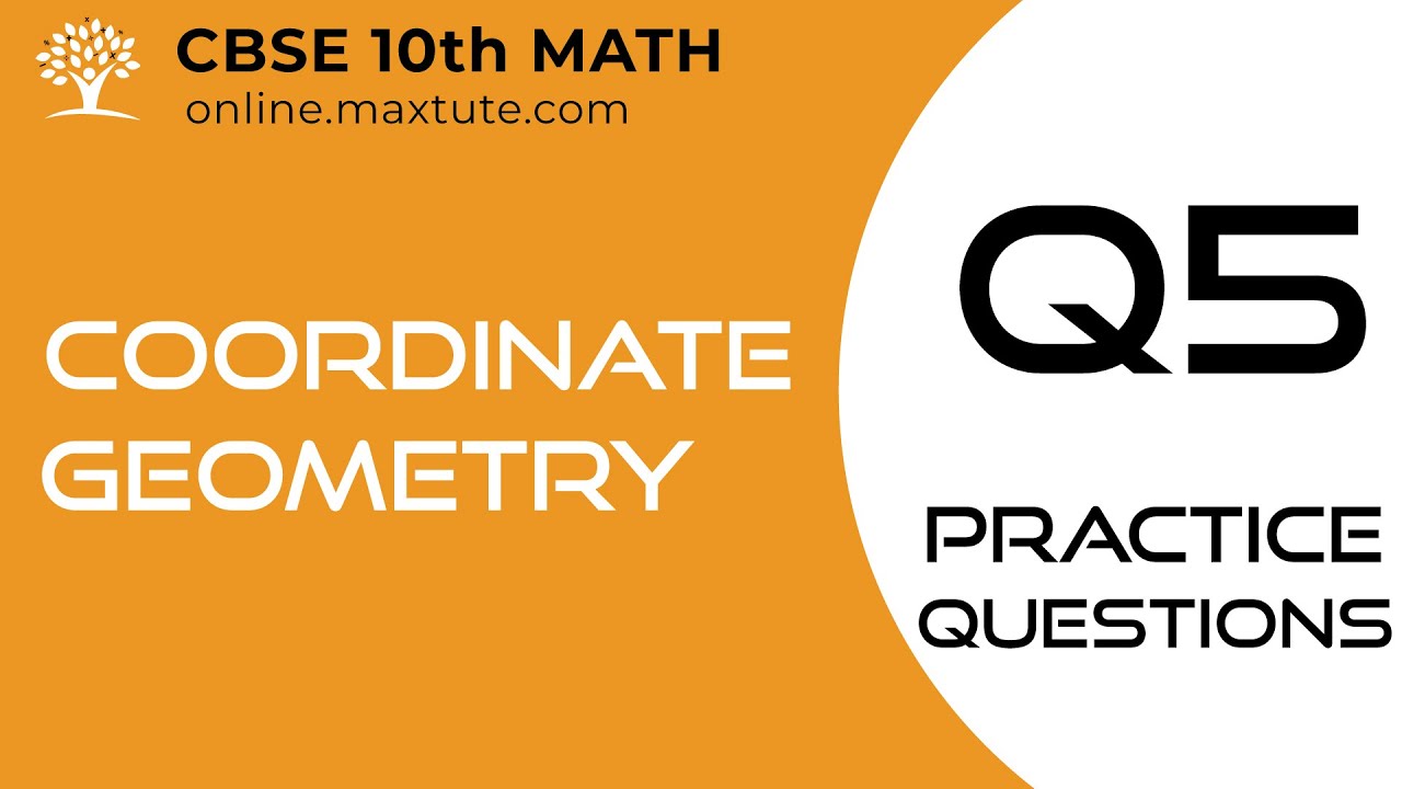 Coordinate Geometry Class 10 | CBSE Extra Questions | Section Formula (In English)