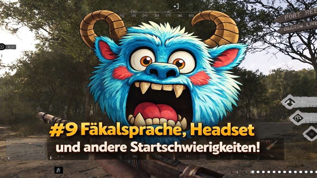 #9 Fäkalsprache, Headset und andere Startschwierigkeiten #huntshowdown1896 #gaming #gameplay