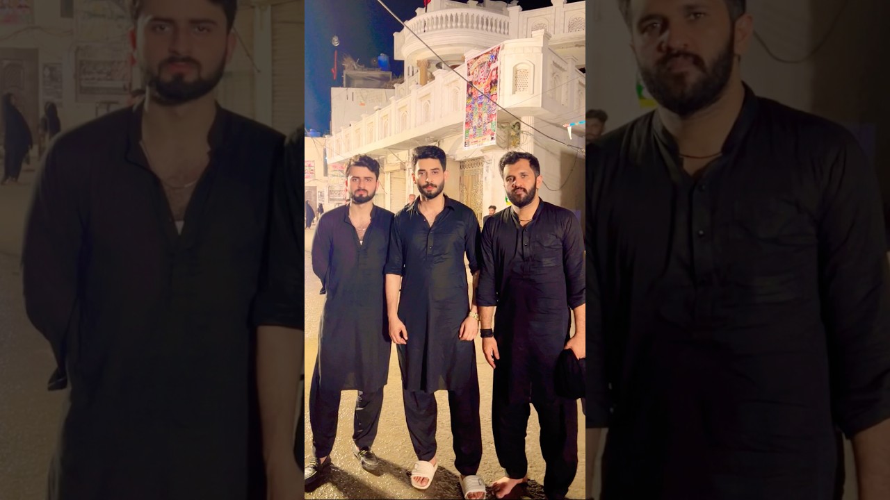 Haider Shah Ali Shah & Dogar In Majlis😍❤️ #rajabfamily #viralvideo #youtubeshorts #shortsviral