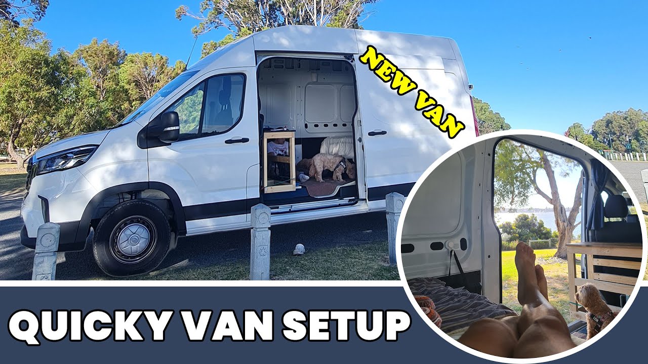 LDV DELIVER 9/MAXUS V90 CAMPERVAN | QUICKY VAN SETUP FOR CAMPING