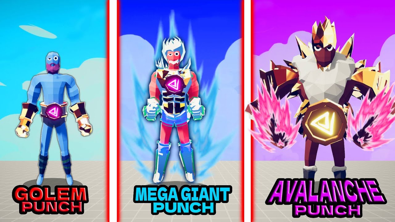 EVOLUTION OF ULTTIMATE GIANT PUNCH | TABS - Totally Accurate Battle Simulator