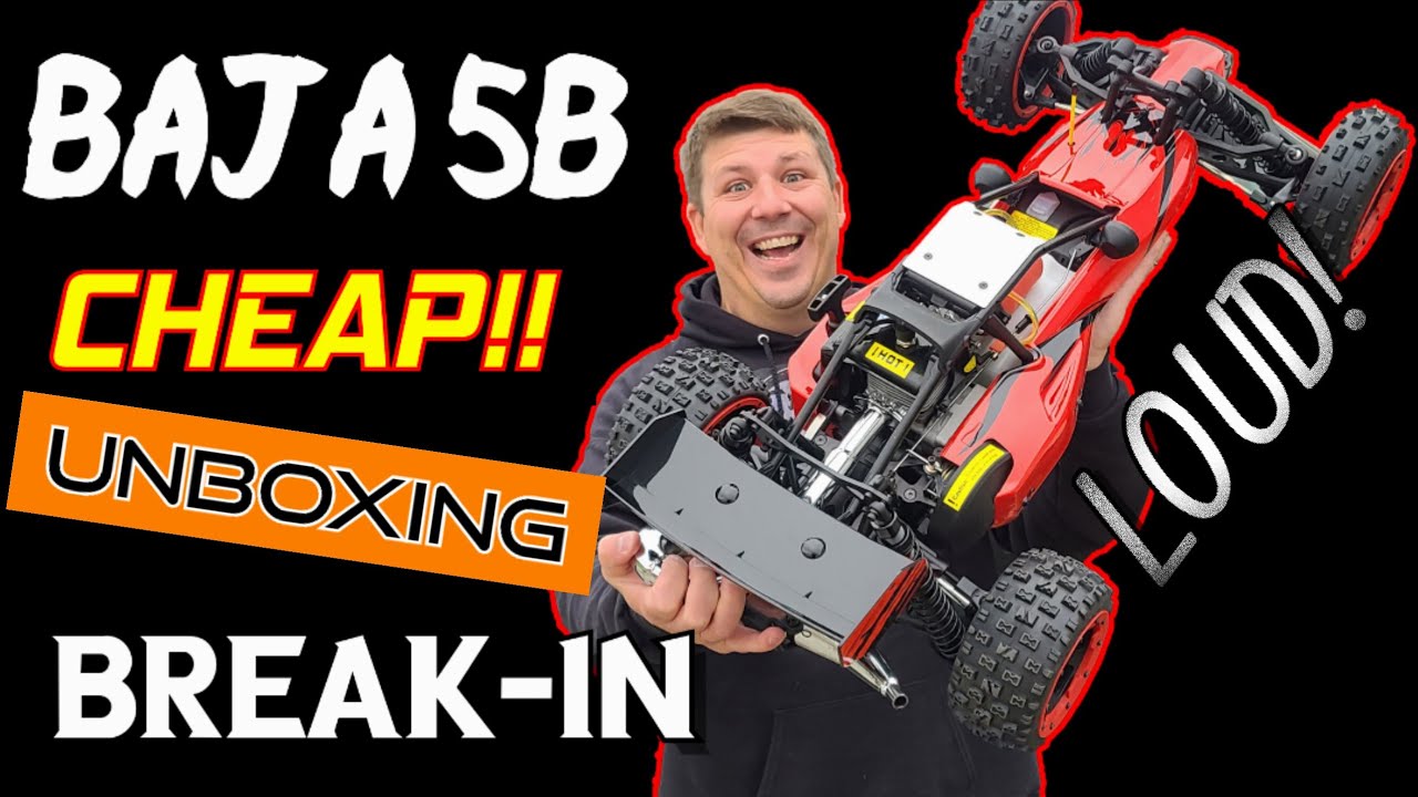 Супердешевый газовый багги Rovan Baja 5B 29cc: распаковка и обкатка