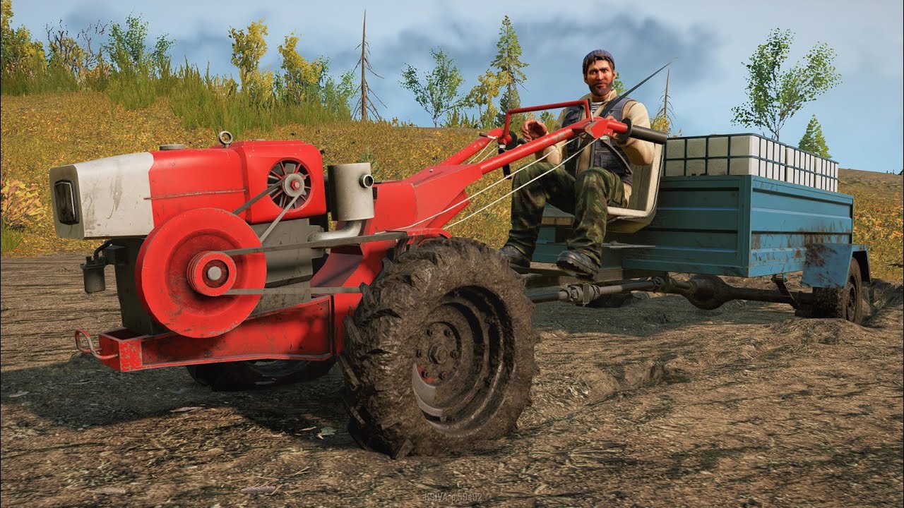 SnowRunner Mods - Power Tiller Motoblock Dawn 151 -  Offroad Transport Fuel Tank