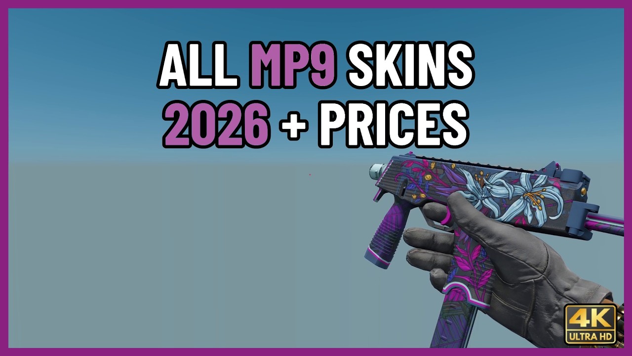 All MP9 Skins + prices 2026 | CS2 In-Game [4K]