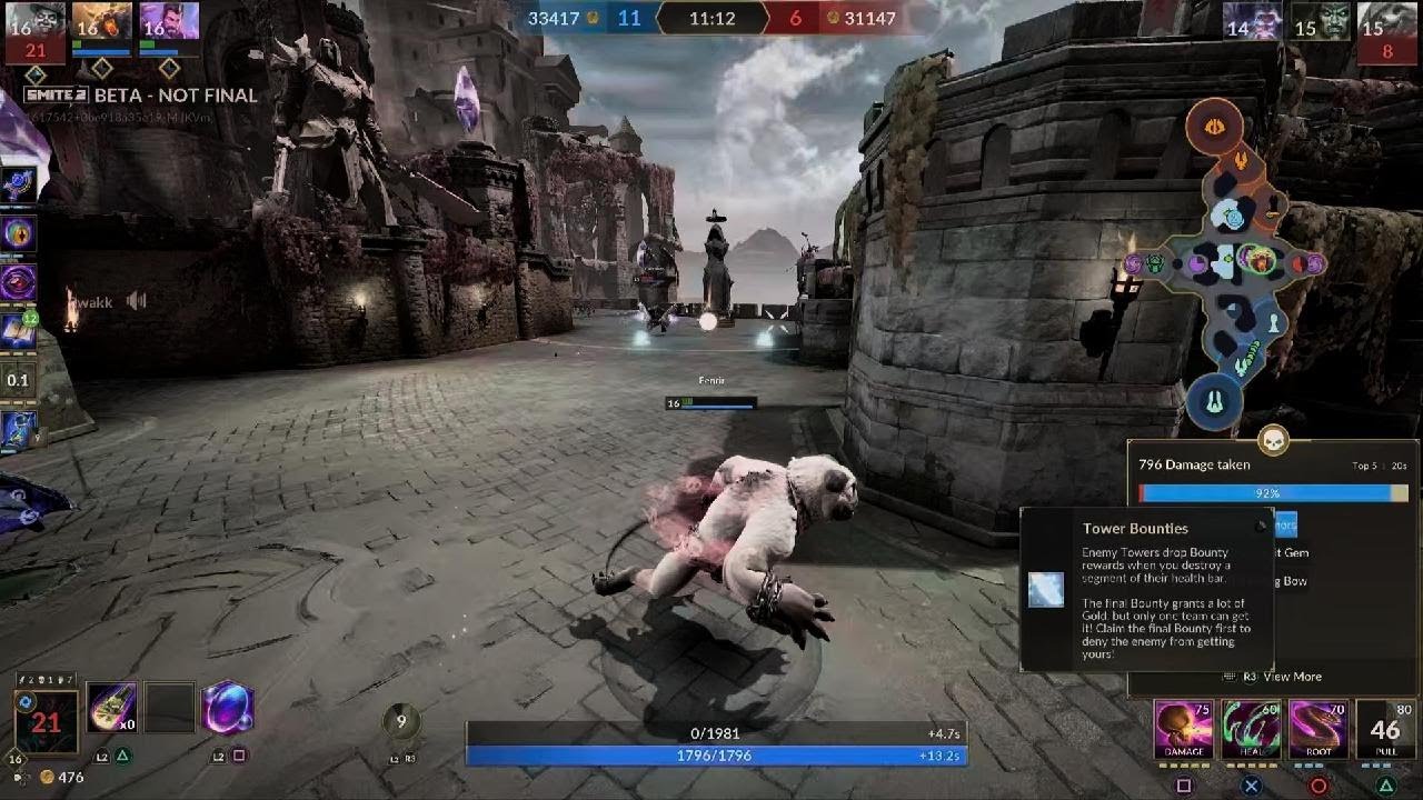 SMITE 2 abecední challenge Bellona solo bez komentáře CZ