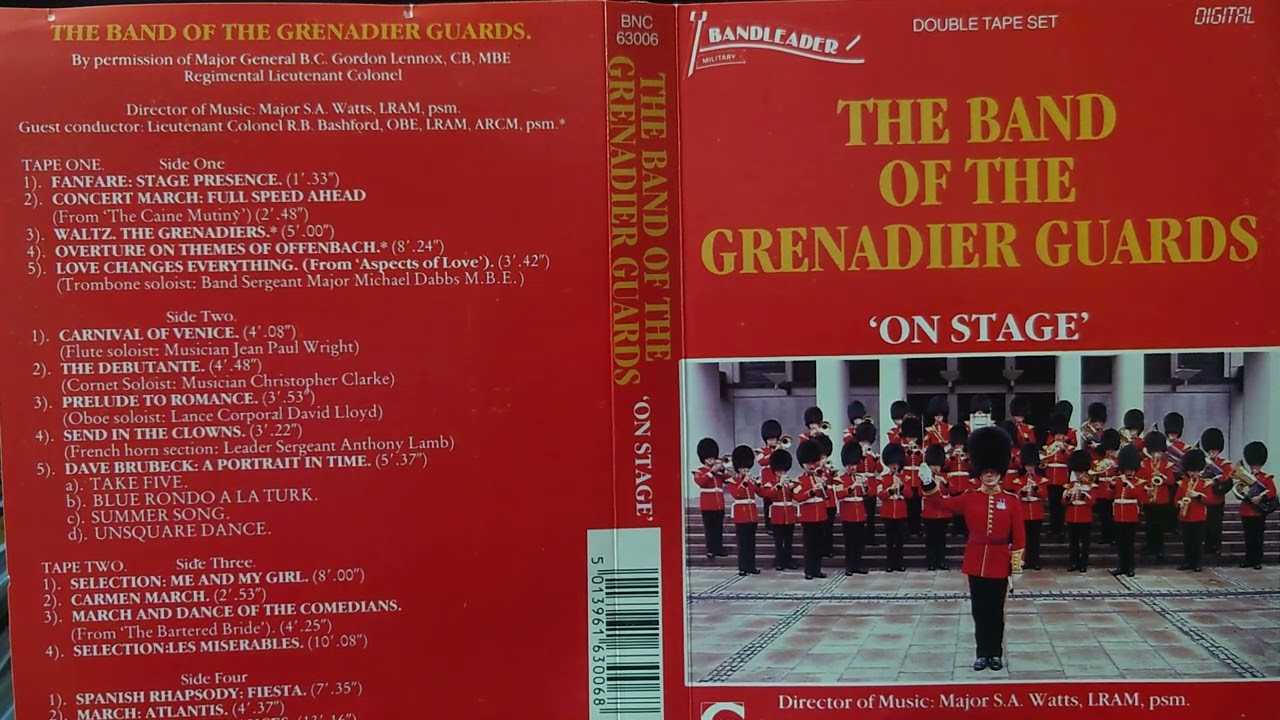 Bavarian Dances Grenadier Guards Band cassette no Dolby experiment