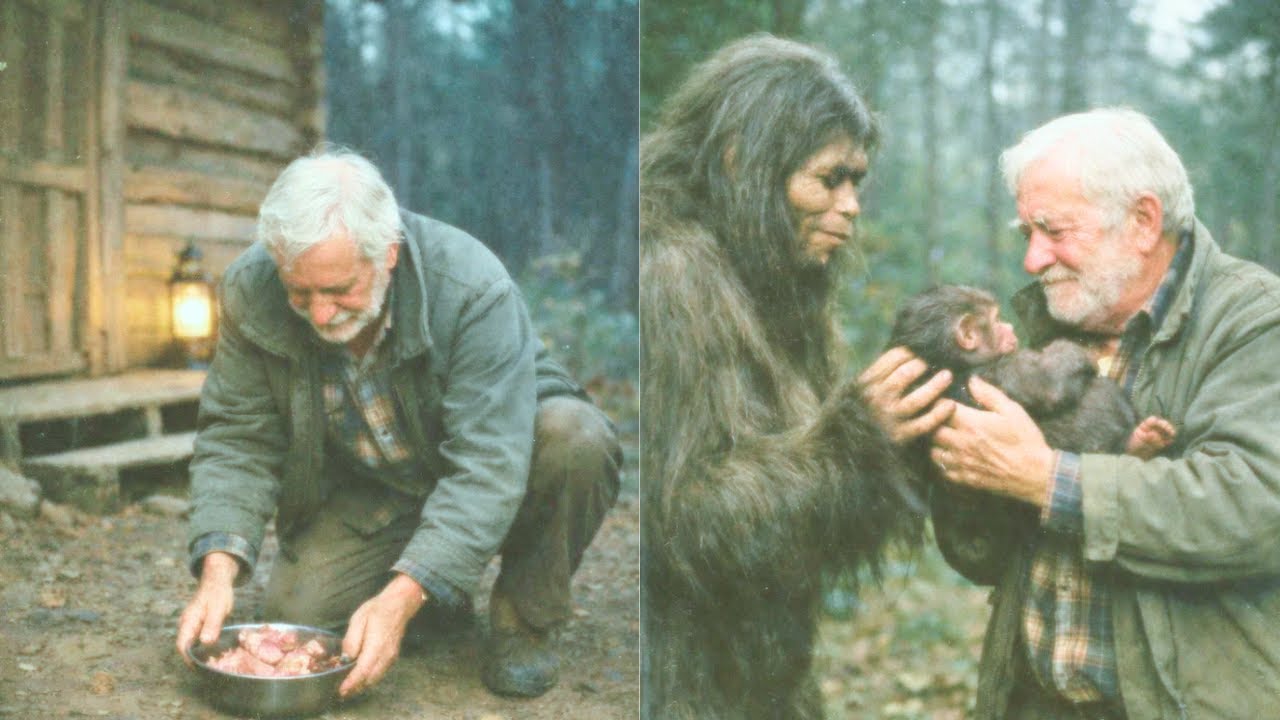 He Left Food for a Bigfoot for 20 Years. One Night She Brought Her Newborn to His Door