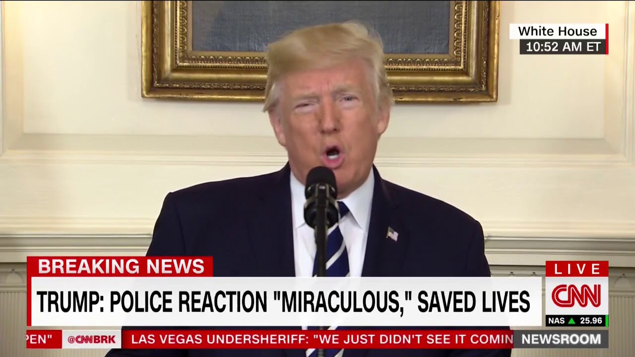 President Trump delivers remarks on Las Vegas shooting: 'Act of pure evil'