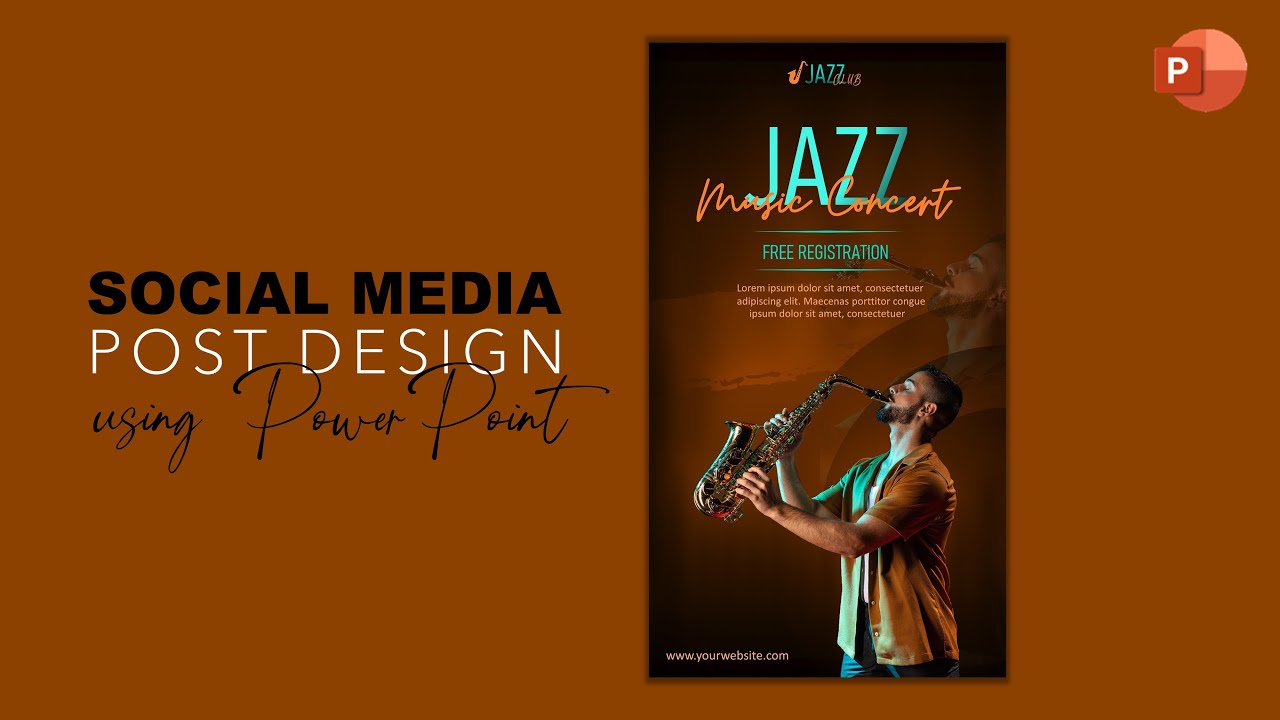 Design Social Media Posts using PowerPoint | Instagram, Facebook, Pinterest posts in PowerPoint