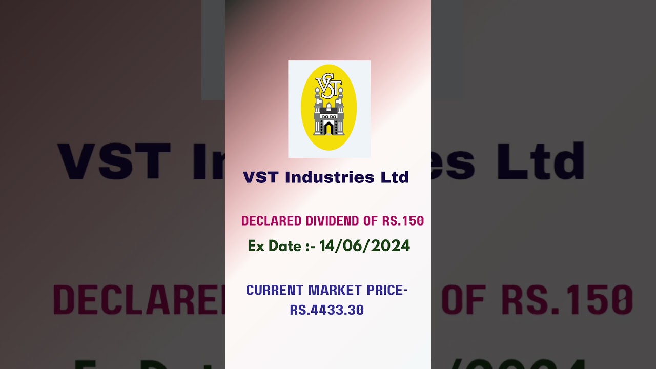 VST Industries Ltd Dividend