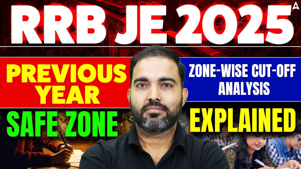 RRB JE 2025 🔥 | Previous Year Cut-Off | Zone-Wise Analysis | Safe Zone Explained