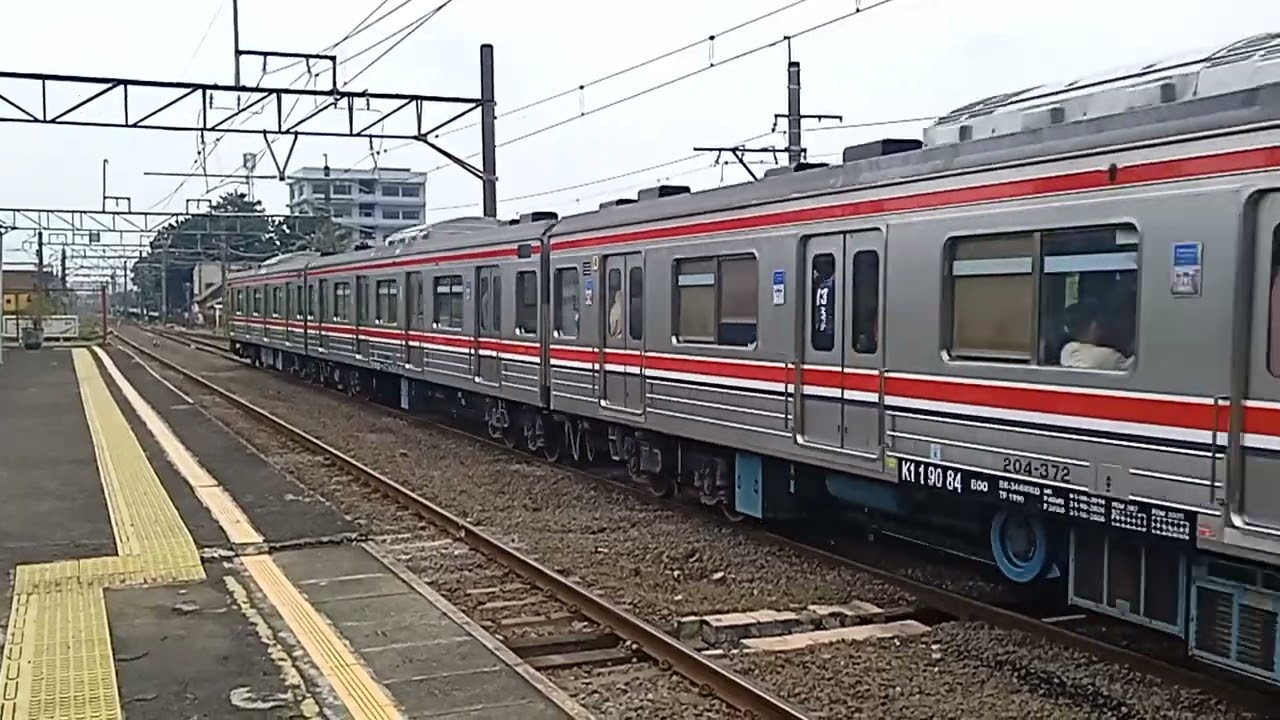 KRL JR 205 - 137 Berangkat Stasiun Pasar Minggu