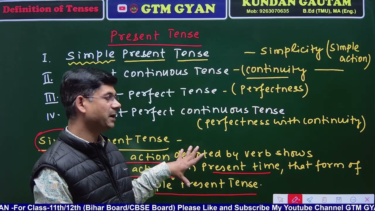 Definition of Tenses