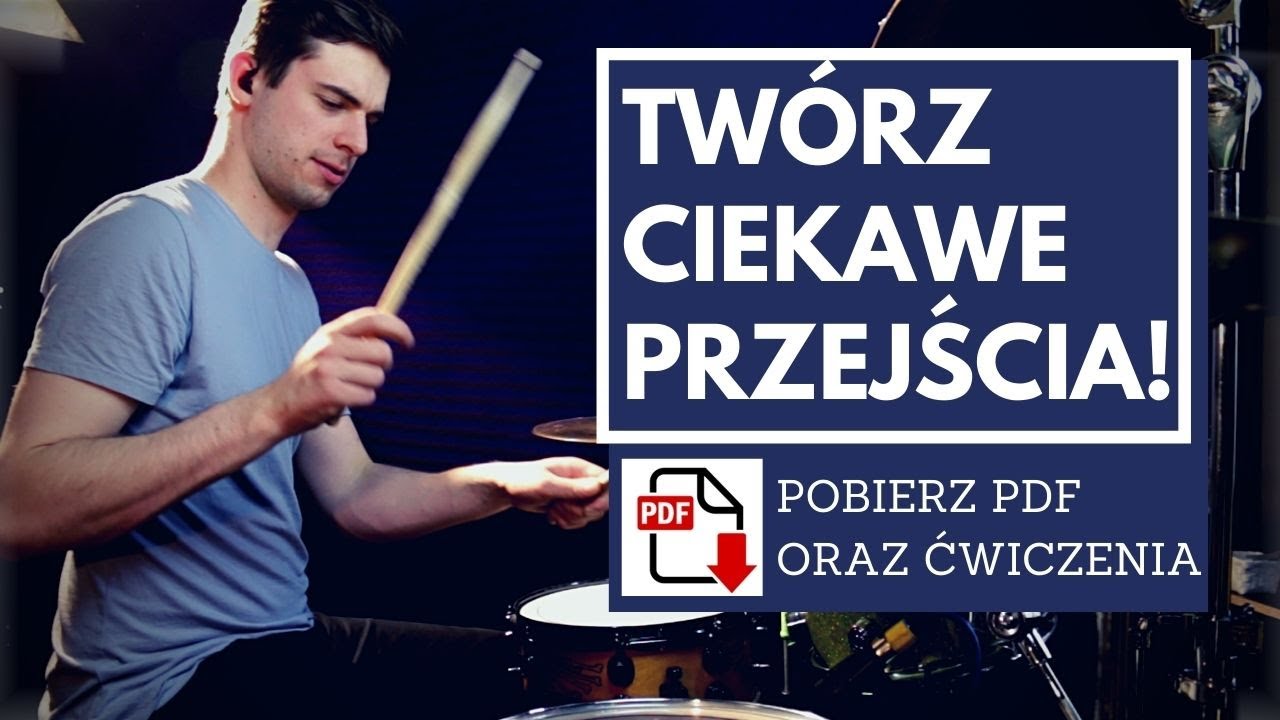 Szybki sposób na ciekawe przejścia - Lekcja Perkusji (POBIERZ PDF I ĆWICZENIA) ||#5 RYM CYM CYM||