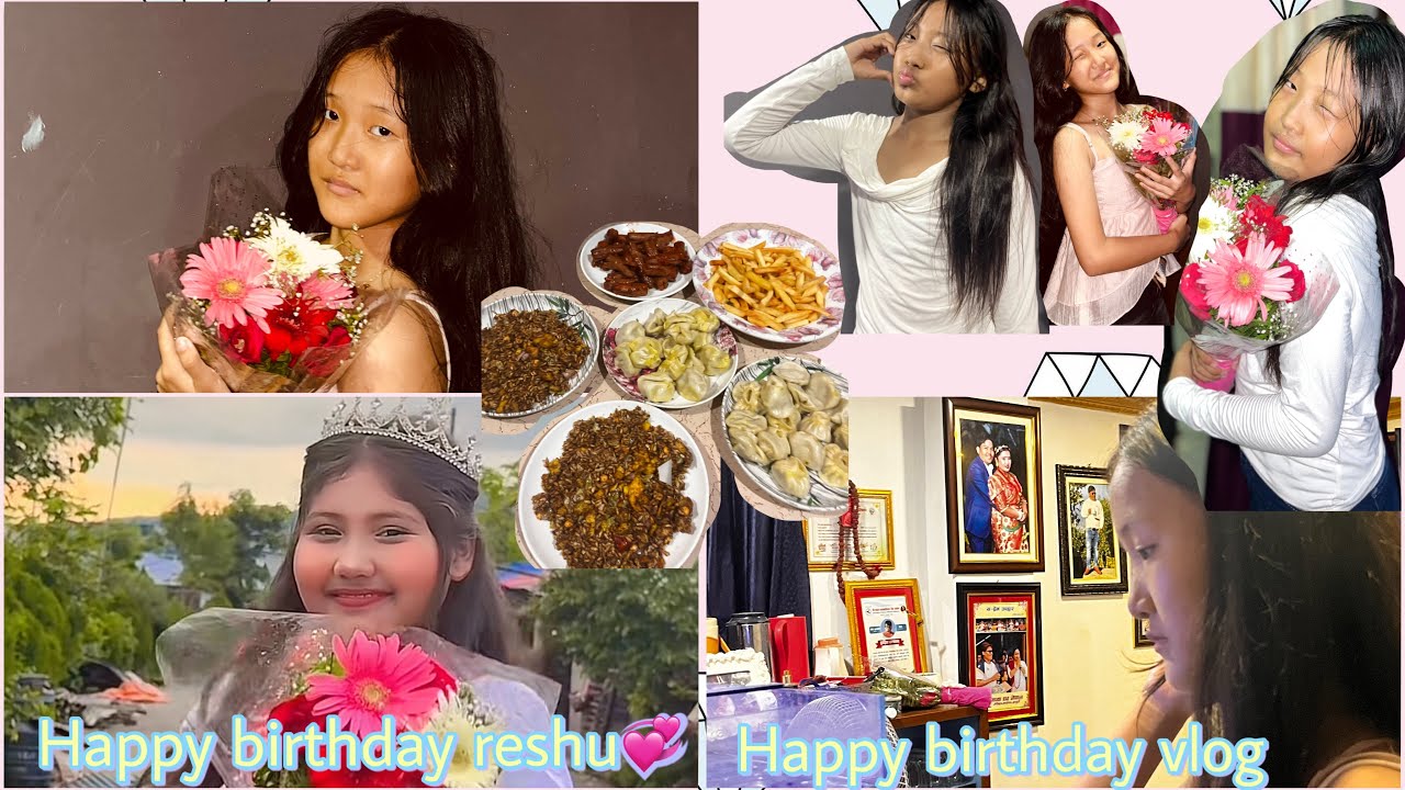 Happy bbirthday vlog💞@Reshu-d3p ❤️💞🎀