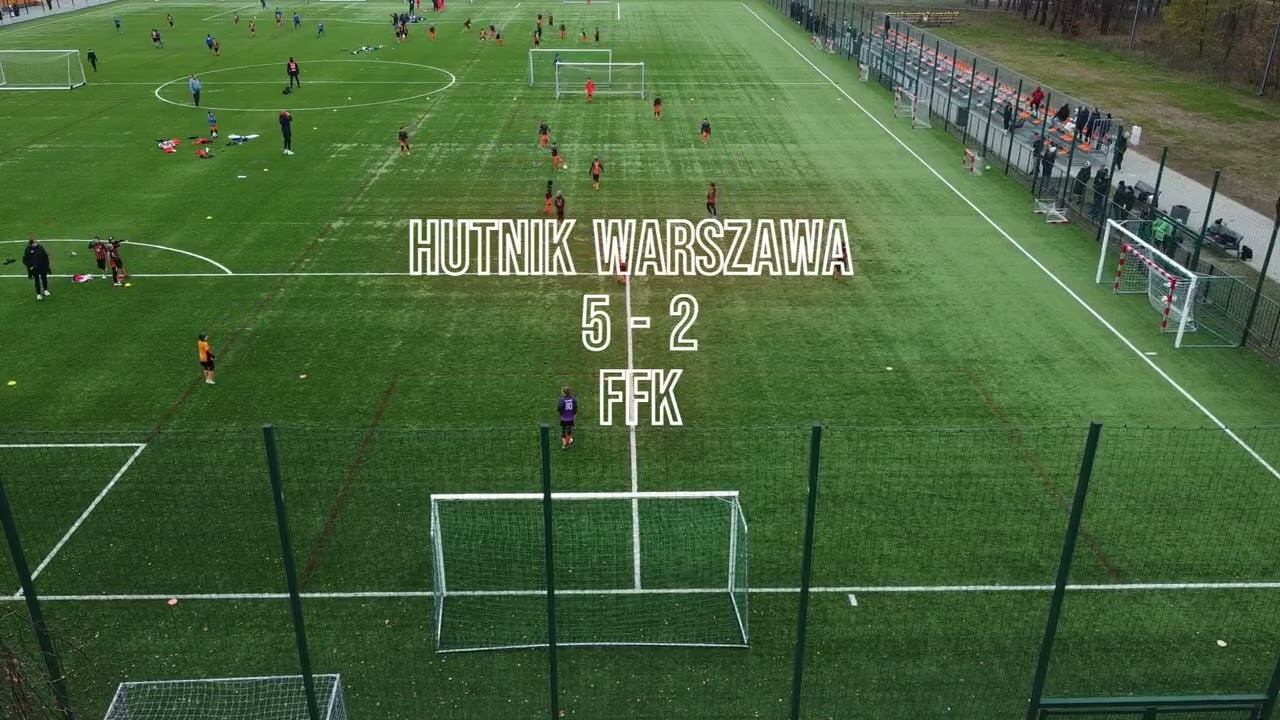 Mecz ligowy z FFK Warszawa, 08.11.2025, Hutnik Warszawa U-10 (film Łukasza Klimka)