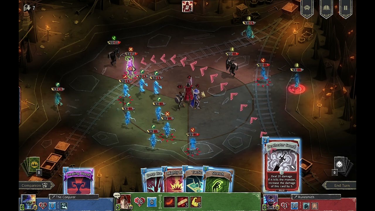 Hellcard Demo - MASSIVE Dmg Deatheater Build! - So many Ghosts!