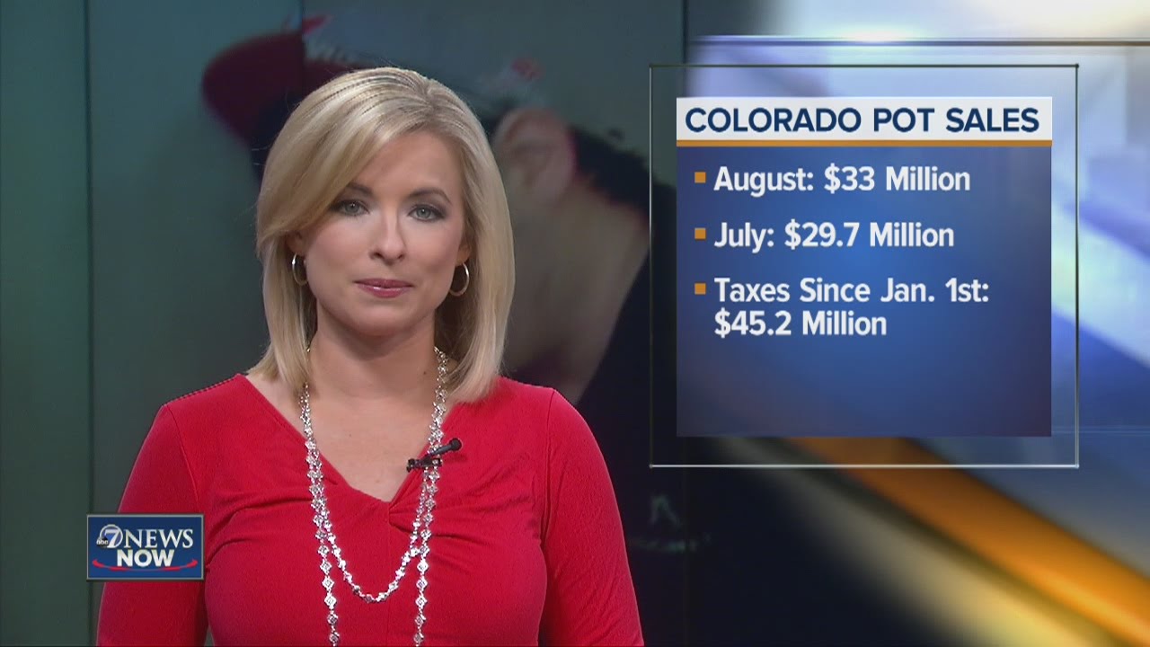 Marijuana sales up in August