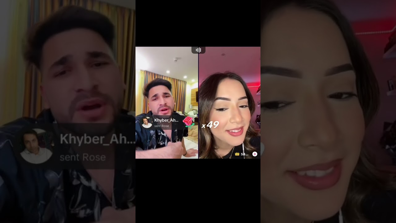 waliullah and Sadia live video / waliullah TikTok live video