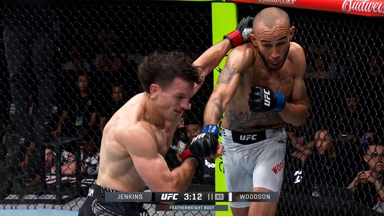Jack Jenkins vs Sean Woodson squared FULL FIGHT HIGHLIGHTS | UFC Shanghai