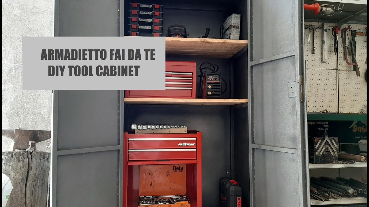 Armadietto in Ferro Fai Da Te// DIY Iron Tool Cabinet // Metalworking