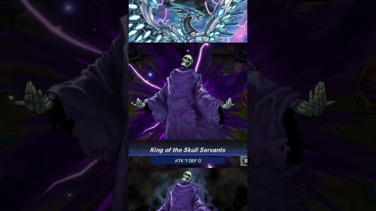 WHEN YOU ENJOY EVERY SECONDS IN PROGRESS - Yugioh Master Duel - Skull Servant VS Blue Eyes #yugioh