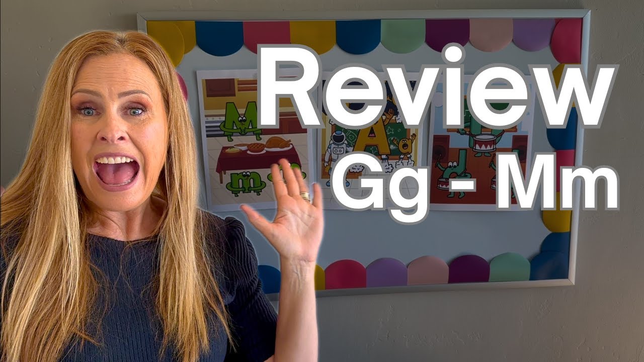 Alphabet Town Adventures Volume 2, Lesson 8: Review Gg-Mm