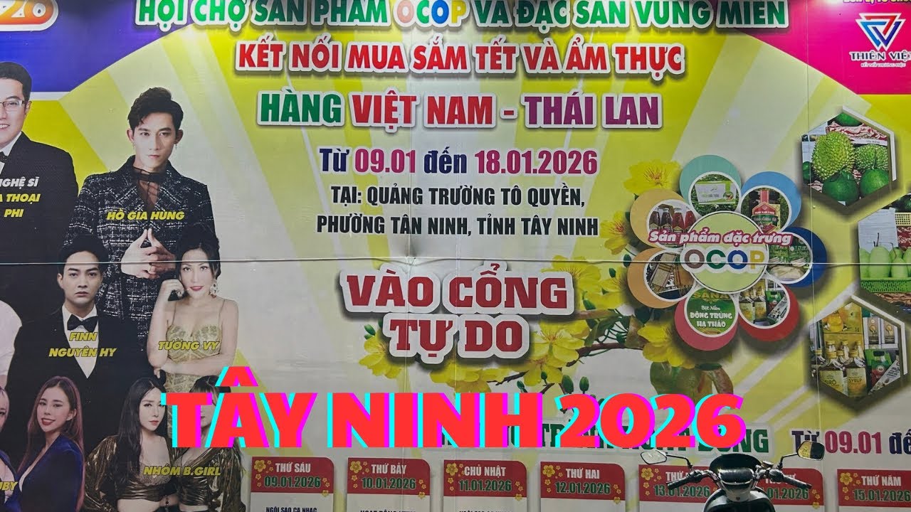 Tham Quan Hội Chợ Mua Sắm Hàng Việt Nam và Thái Lan Tại Tây Ninh 