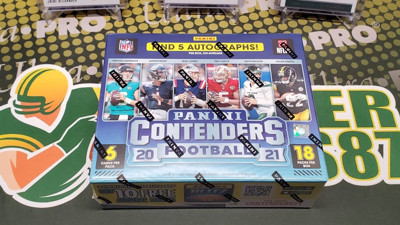 2021 Panini Contenders Hobby Box Opening. 5 Autos per Box!