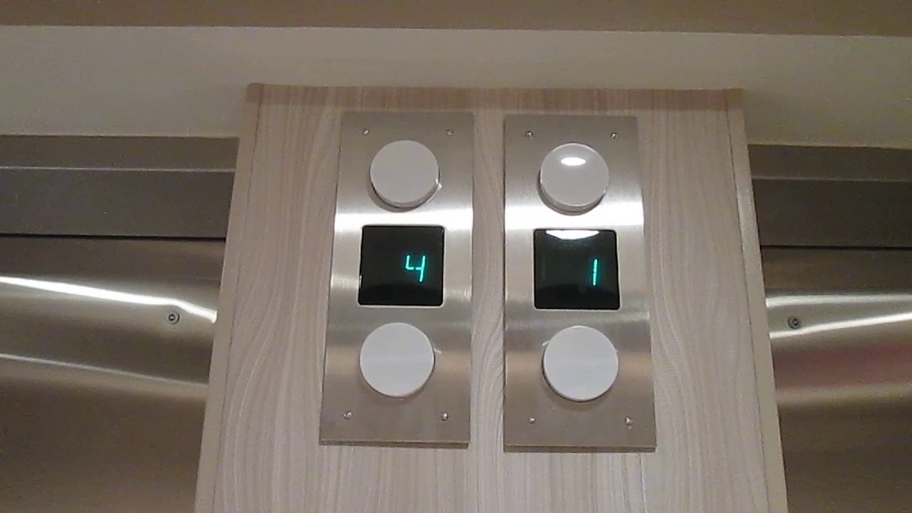 November 2005 Older Otis Series 5 Hydraulic elevator @ Residence Inn by Marriott, Worcester MA