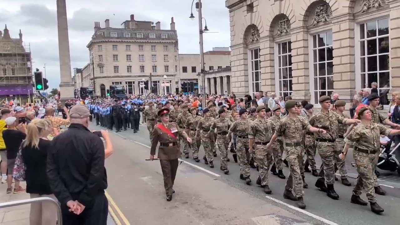 North West Armed Forces Day Southport 2025 - Military Parade