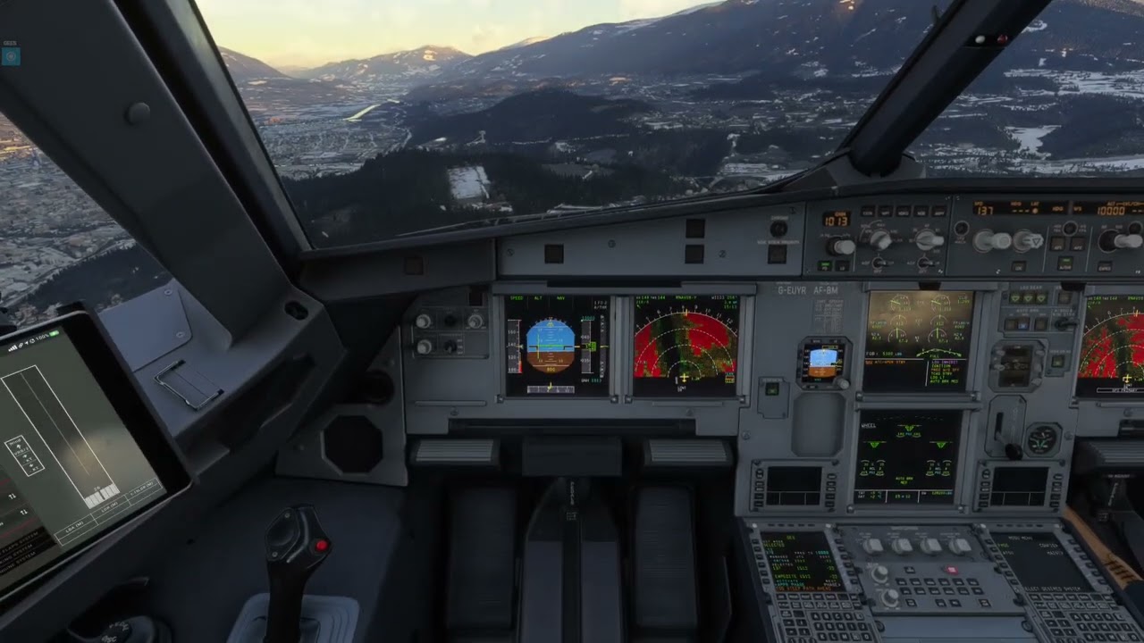 MSFS 2024 Fenix a320 Innsbruck Approach (LOWI)