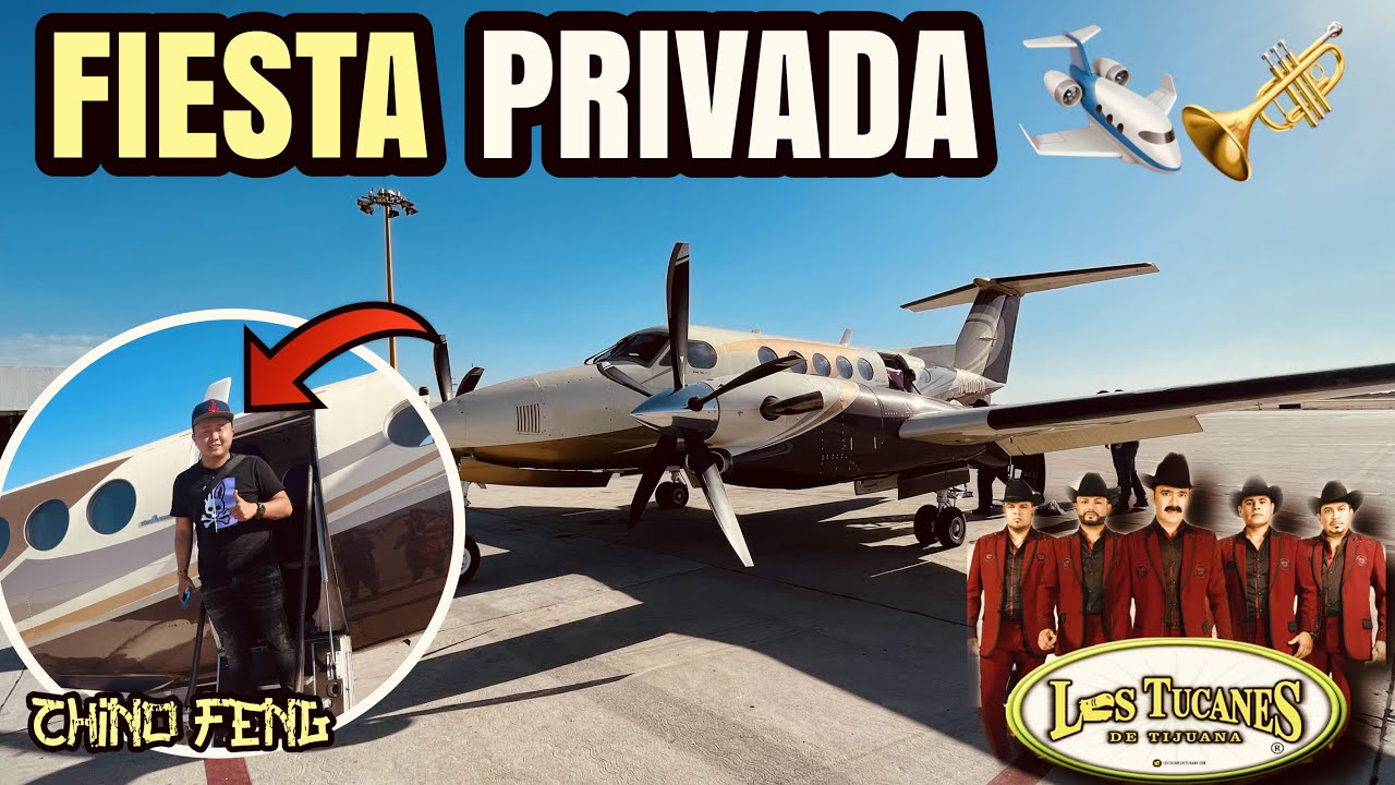 VIAJAMOS EN JET PRIVADO HACIA UNA FIESTA PRIVADA 🛩💯 || CHINO FENG