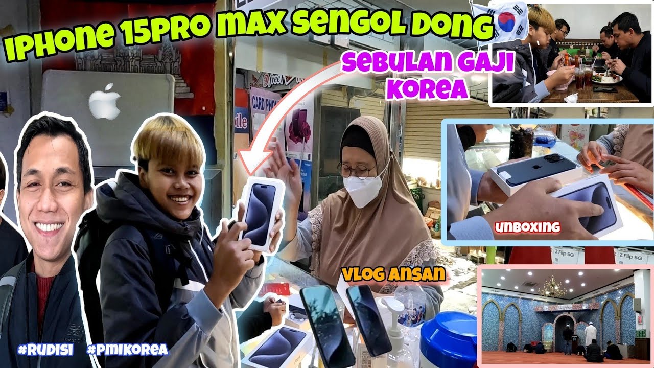 Gaji 1 bulan untuk beli iPhone 15pro max di korea