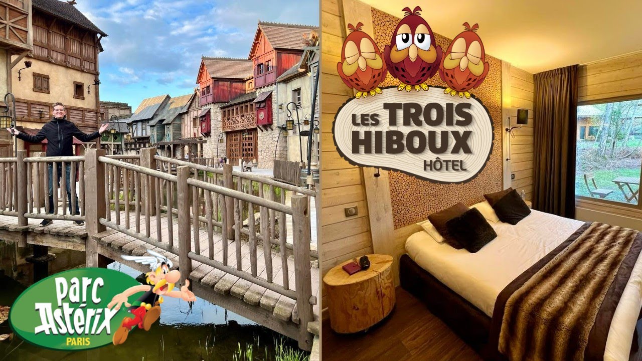 We Stayed At The Parc Astérix Hotel! Les Trois Hiboux Room Tour & Amazing Theming!