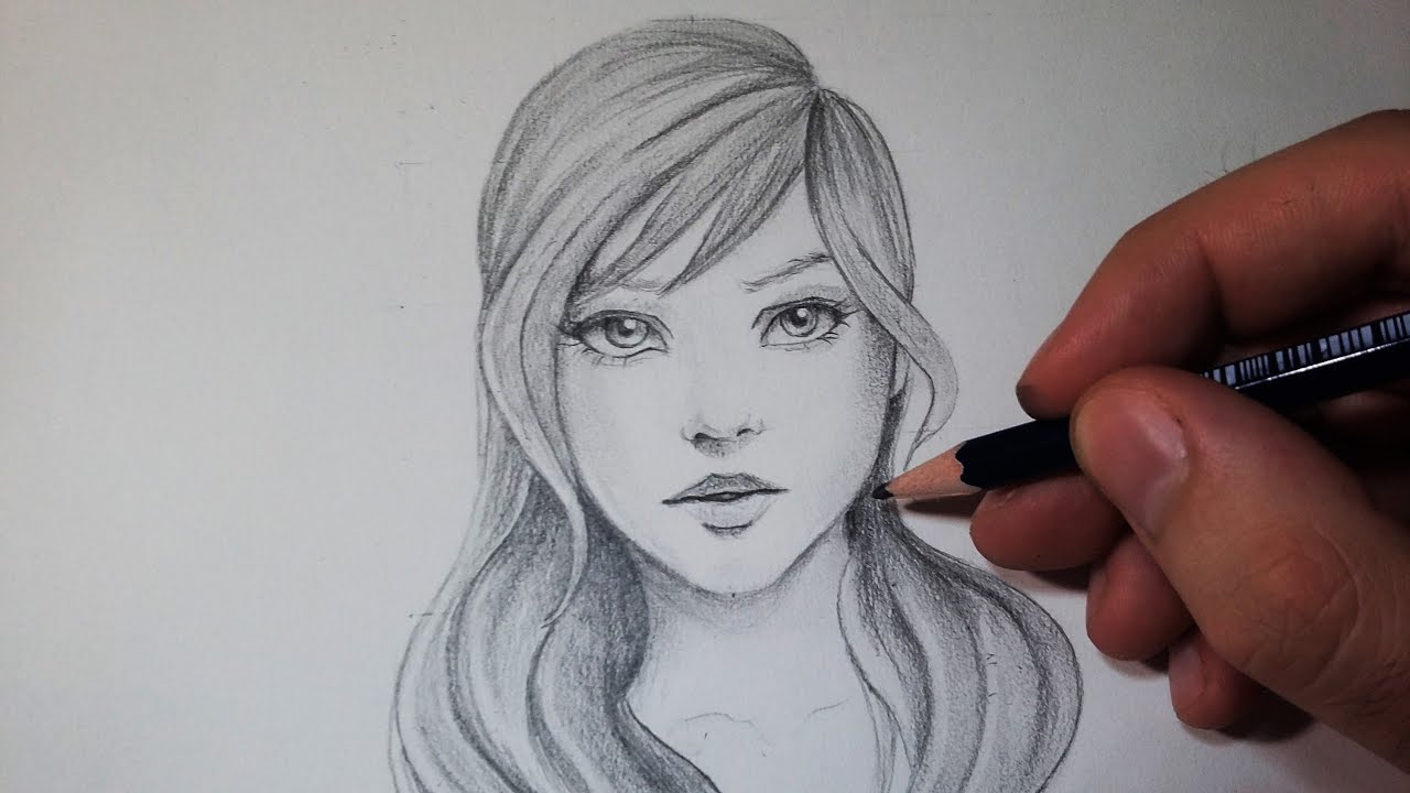 Comment dessiner un visage : Avec un crayon gris [Tutoriel]