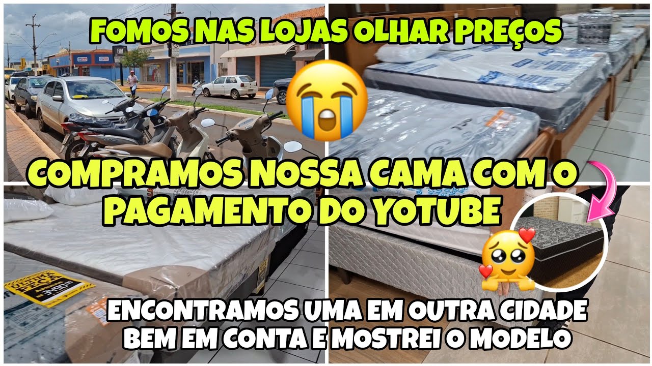 GRA&Ccedil;AS A DEUS E A VOC&Ecirc;S CONSEGUIMOS COMPRAR UMA CAMA NOVA😭🙏TIVE QUE IR CORRENDO AO DENTISTA😔
