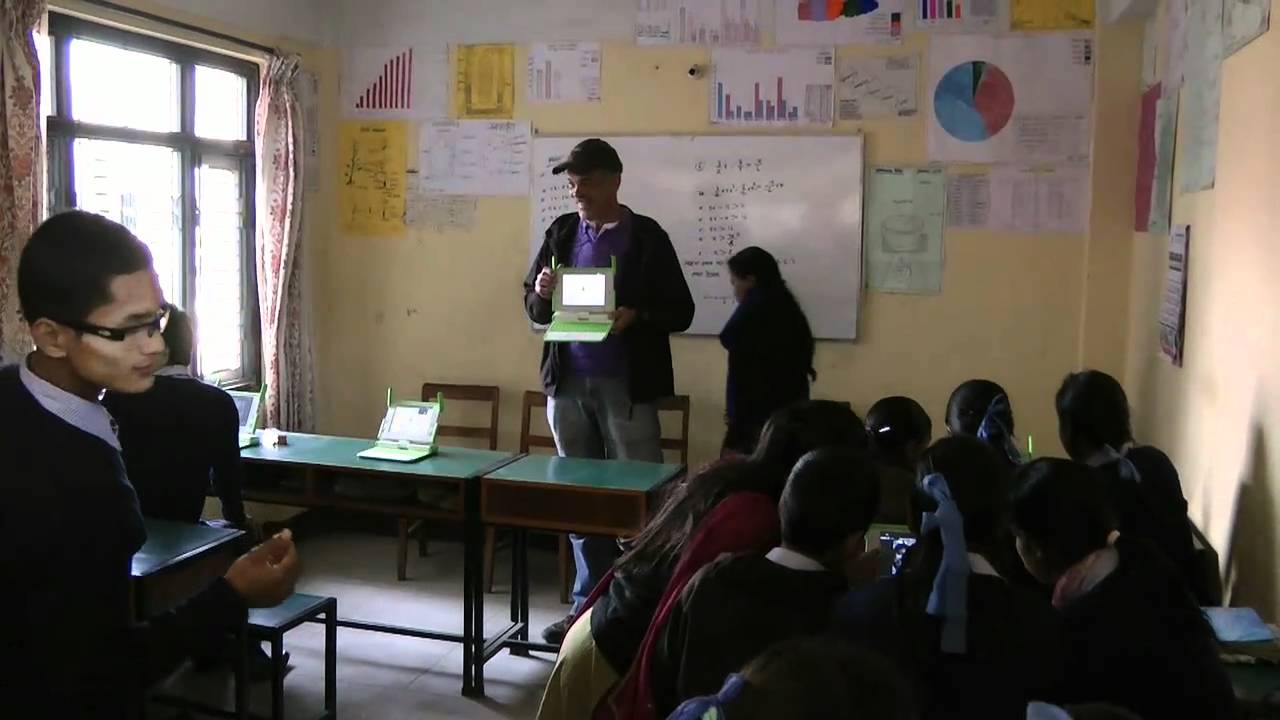 Kavre school One Laptop Per Child project