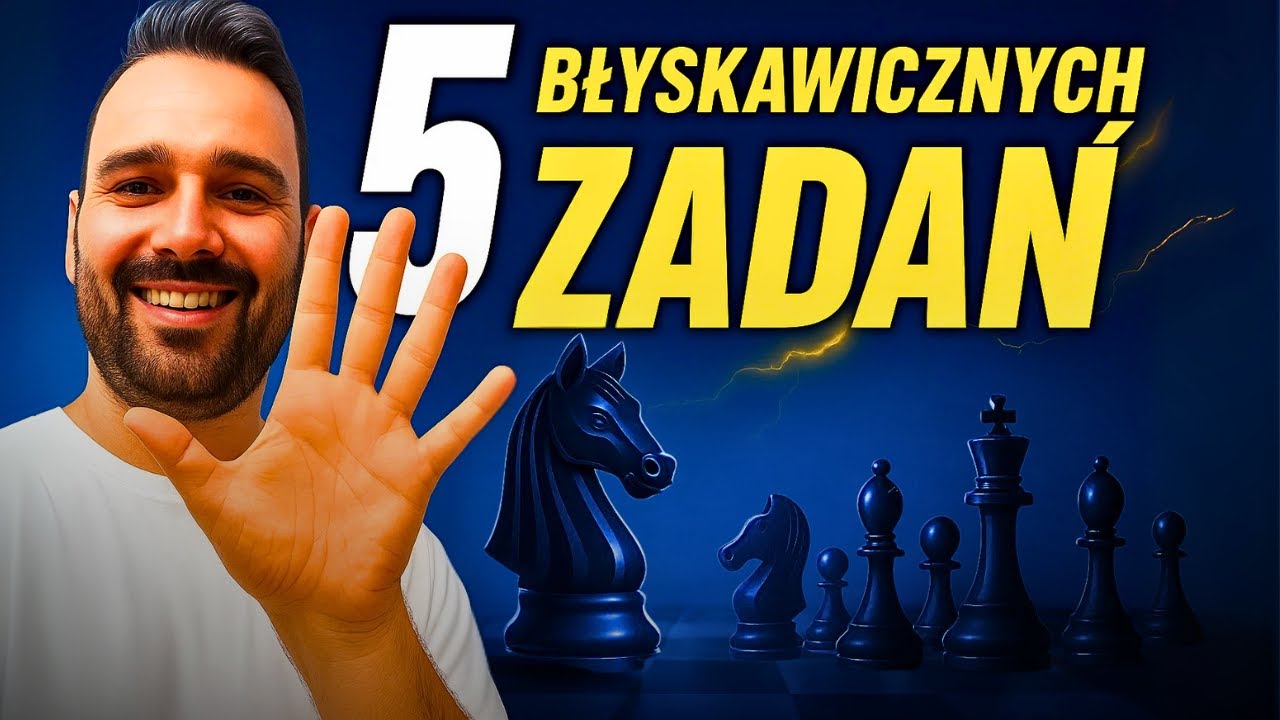 5 Zadań szachowych – Każdy mój błąd to lekcja, której ty nie musisz popełniać 💡