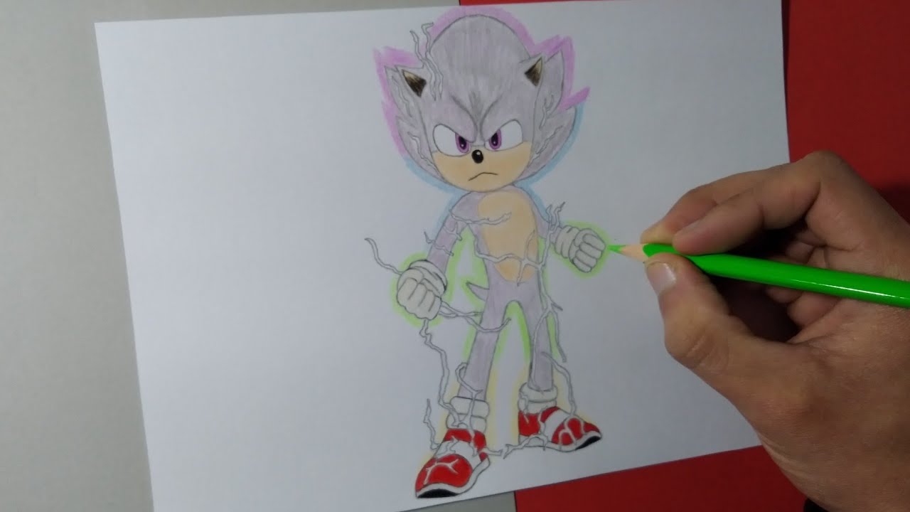 Cómo dibujar a Hyper Sonic Realista | How To Draw Realistic Hyper Sonic