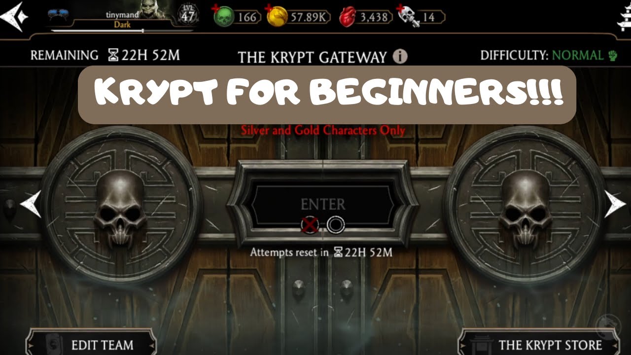 Krypt guide for beginners! How to grind the krypt! MK Mobile