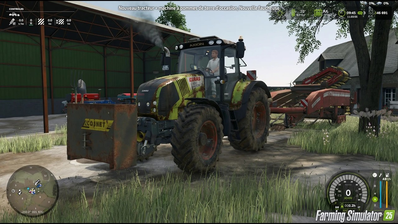 NOUVEAU TRACTEUR dans la ferme #lesterresdAuvergnes #épisode24 #carrièresuivie