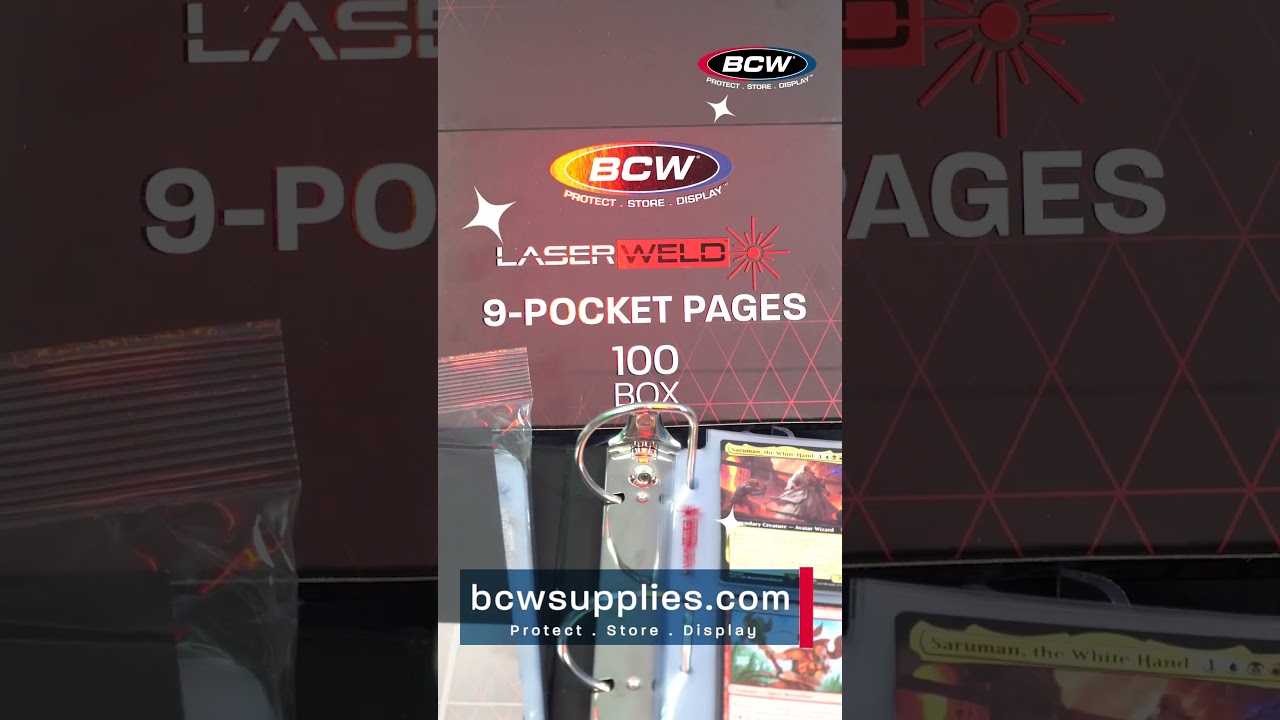 ⚡ bcwsupplies.com ⚡ LaserWeld 9-Pocket Pages – The Strongest Protection for Your Collection!