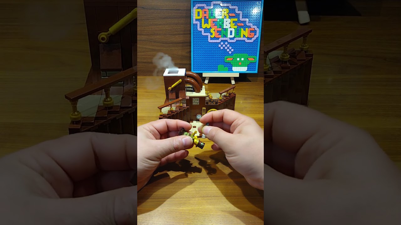 LEGO® Minifiguren Serie 27 Steampunk Erfinder mit Fabrik MOC mit Rauchgenerator
