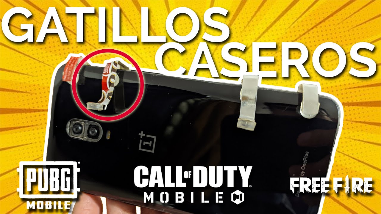 Los MEJORES Gatillos para Celular CASEROS | Gatillos Dobles para Celular Caseros CODM FreeFire PUBG