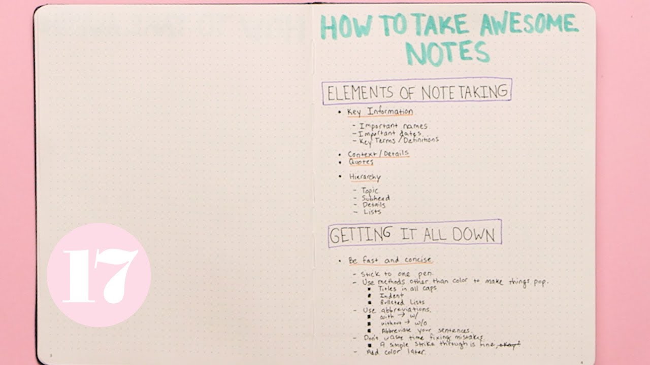 Note Taking Hacks & Tips | Plan With Me